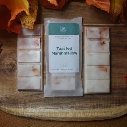 Toasted Marshmallow Wax Melt Snap Bar