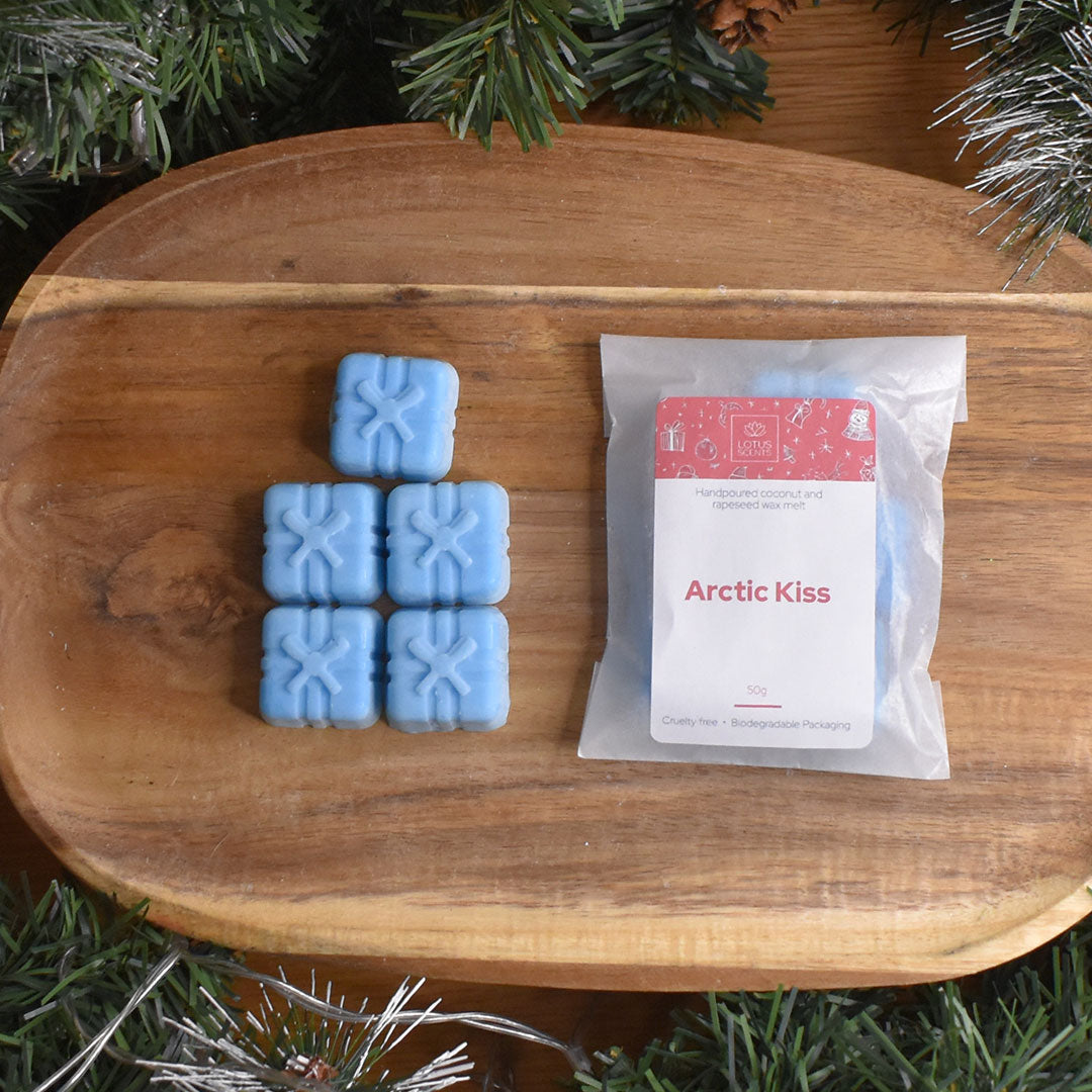 Christmas Arctic Kiss Wax Melt Present Shapes